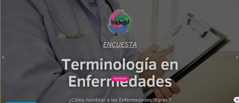 INDEPF lanza una encuesta sobre la terminología utilizada en enfermedades de baja prevalencia