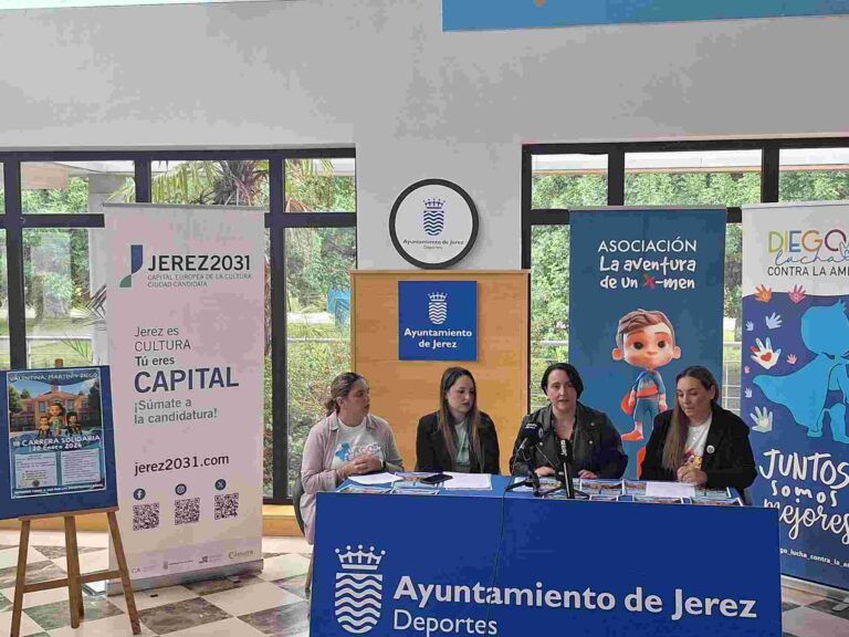 El Ayuntamiento de Jerez respalda la ‘III Carrera Solidaria Valentina, Martín y Diego’ bajo el lema ‘Remamos todos a una por las enfermedades raras’