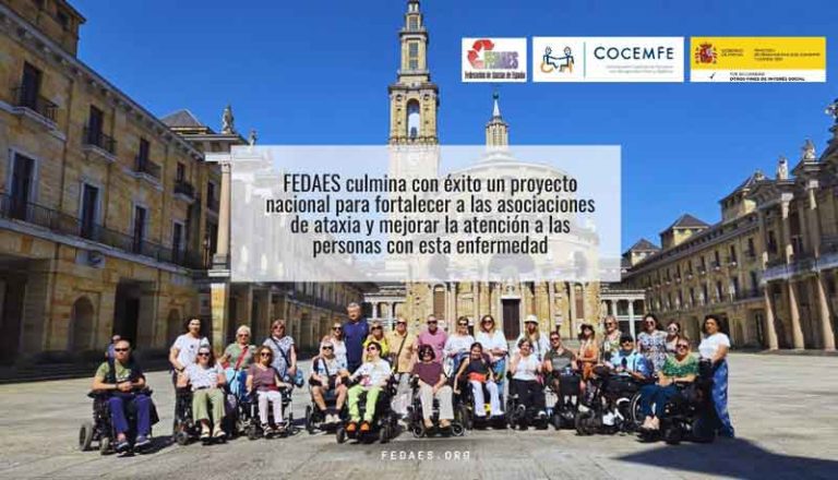 FEDAES culmina con éxito un proyecto nacional para fortalecer a las asociaciones de ataxia y mejorar la atención a las personas con esta enfermedad